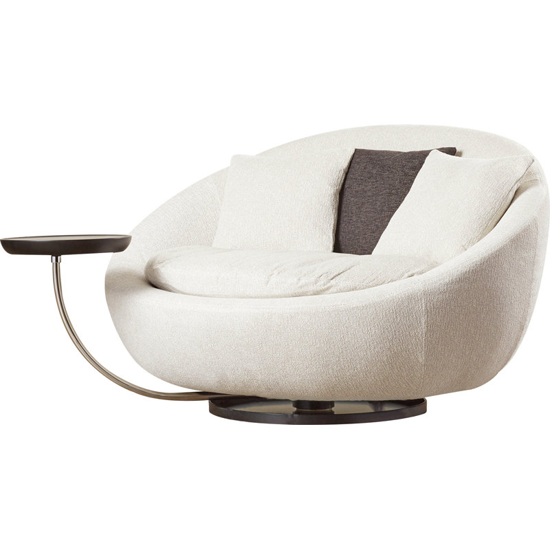 Wade Logan Gulf Breeze Swivel Barrel Chair Wayfair